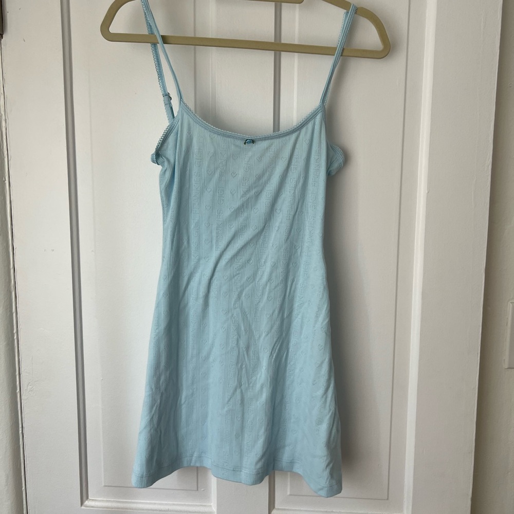 Frankie’s bikini x Gigi hadid pointelle dress